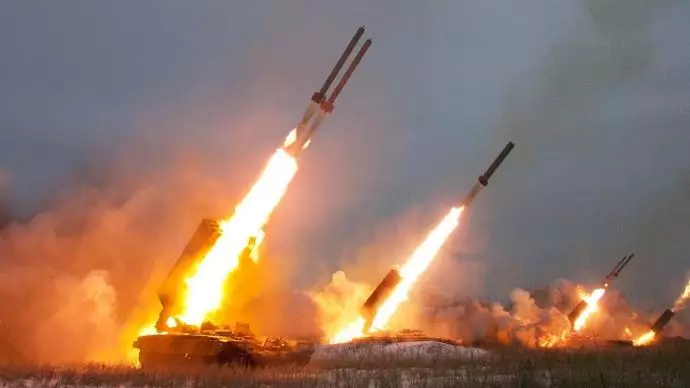 موشک‌باران سنگین مناطق مسکونی اوکراین توسط روسیه