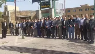 دهگلان - تجمع اعتراضی سراسری معلمان - اول اردیبهشت ۱۴۰۱