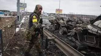 انهدام تجهیزات روسیه توسط زرمندگان اوکراینی