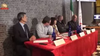 کنفرانس در شهر کوله نیو در استان پیومونته ایتالیا در حمایت از مقاومت ایران و یک ایران آزاد و دمکراتیک