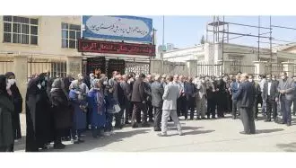 بیجار- تجمع اعتراضی سراسری معلمان - اول اردیبهشت ۱۴۰۱