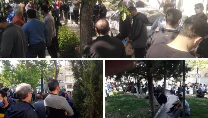 تجمع اعتراضی رانندگان در تهران