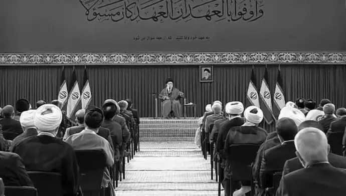 جلسه خامنه‌ای با سرکردگان رژیم
