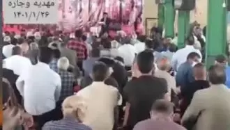 تجمع اعتراضی کشاورزان شرق اصفهان