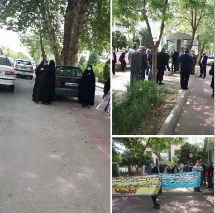 -تجمع اعتراضی بازنشستگان مشهد 