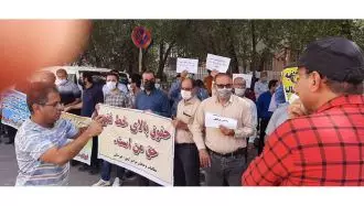اهواز - تجمع اعتراضی سراسری معلمان - اول اردیبهشت ۱۴۰۱