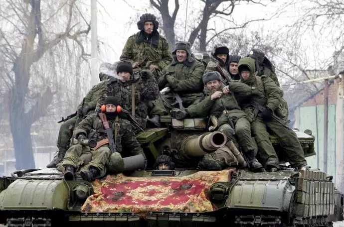 انتقال نیروهای ارتش روسیه به دونباس