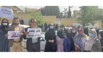 کرج - تجمع اعتراضی سراسری معلمان - اول اردیبهشت ۱۴۰۱