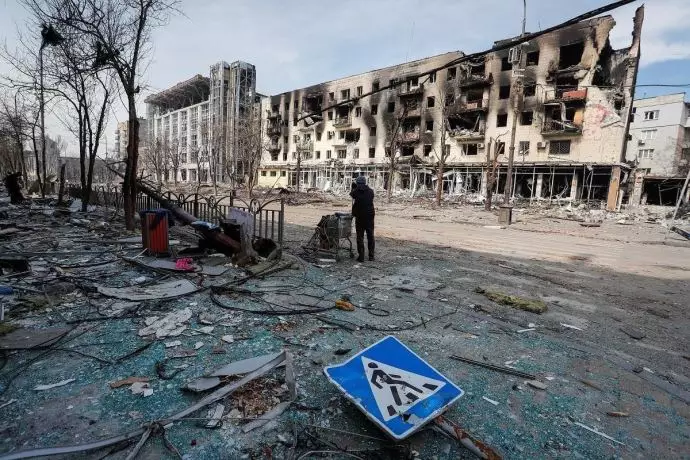 تصاویری از حمله روسیه به اوکراین - 9
