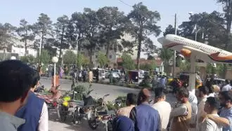 تجمع مردم افغانستان در هرات در اعتراض به بدرفتاری رژیم آخوندی با پناهندگان افغان