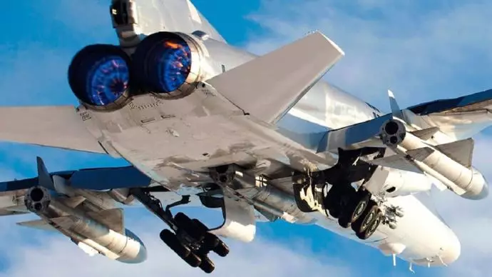 پرواز جنگنده های روسی بر فراز اوکراین