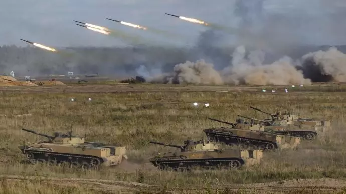 آتشباری‌های سنگین روسیه علیه مواضع اوکراین