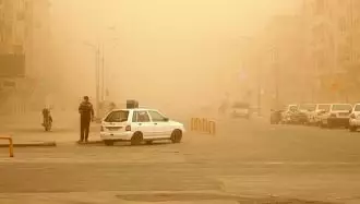 گرد و غبار در شهرهای ایران