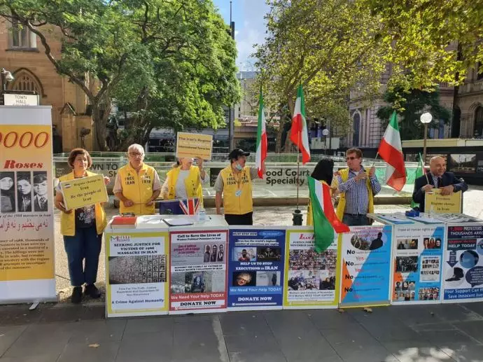 -کارزار جنبش دادخواهی قتل‌عام ۶۷ - فراخوان برای محاکمه خامنه‌ای و رئیسی جلاد در سیدنی - 3