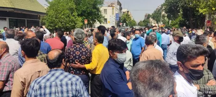 -تجمع اعتراضی معلمان در شیراز