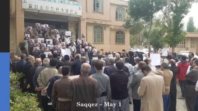 -تظاهرات معلمان و بازنشستگان در ۲۱ استان در روز جهانی کارگر - 7