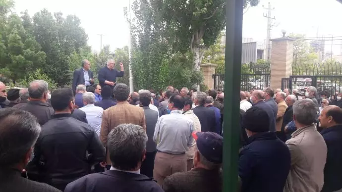 -تجمع اعتراضی بازنشستگان تأمین اجتماعی در تبریز