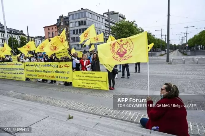 گزیده انعکاس تصویری رویترز «۵۹ عکس» و خبرگزاری فرانسه «۲۳عکس» از اعلام حکم دادگاه استیناف در بلژیک