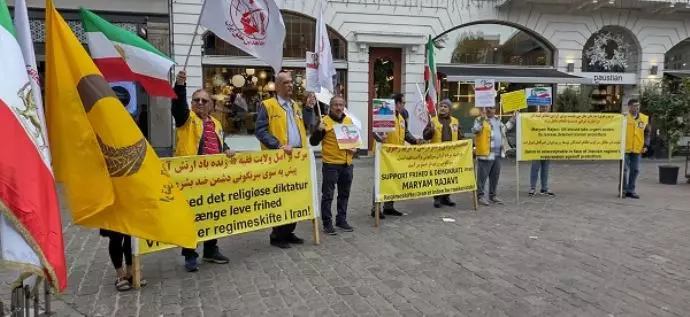 -تظاهرات یاران شورشگر، هواداران مجاهدین و مقاومت ایران در، آرهوس دانمارک - 1