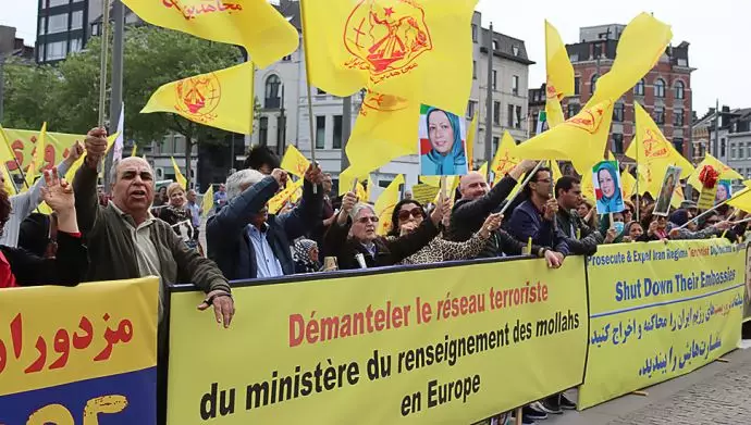 شادی حامیان مقاومت از حکم دادگاه آنتورپ بلژیک