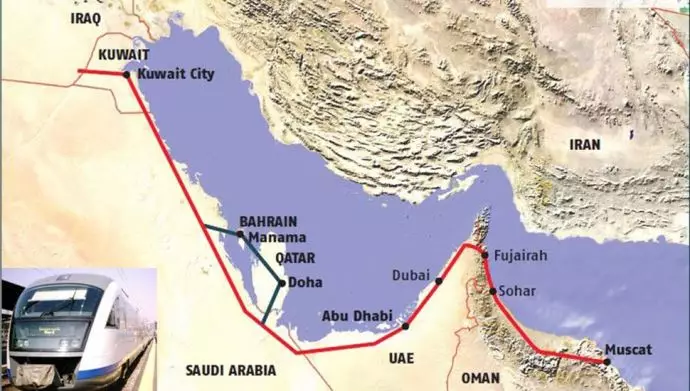 شبکه ریلی شورای خلیج فارس