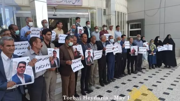 -تظاهرات معلمان و بازنشستگان در ۲۱ استان در روز جهانی کارگر - 12