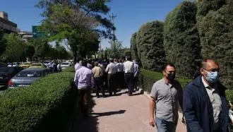 تجمع اعتراضی بازنشستگان در قزوین - اول خرداد۱۴۰۱