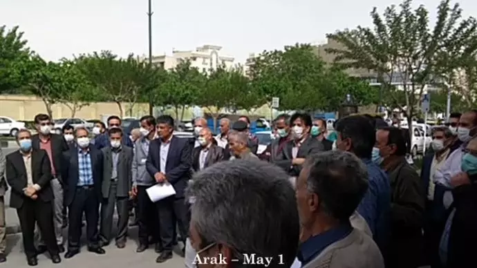 -تظاهرات معلمان و بازنشستگان در ۲۱ استان در روز جهانی کارگر - 16