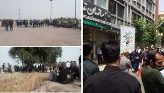 تجمع اعتراضی کشاورزان مبارکه اصفهان، کارگران کشت و صنعت نیشکر کارون شوشتر و داروسازان کشور