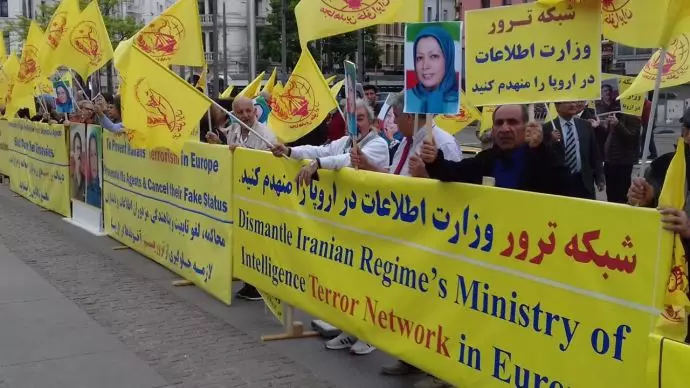 -اعلام حکم دادگاه استیناف آنتورپ بلژیک - تظاهرات ایرانیان آزاده - 1