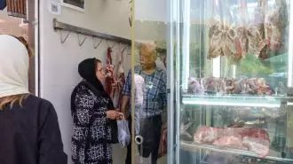 تهران - مغازه یک قصابی