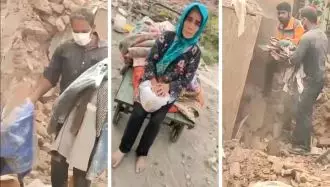 تخریب سرپناه هموطنان توسط نیروهای سرکوبگر شهرداری رفسنجان