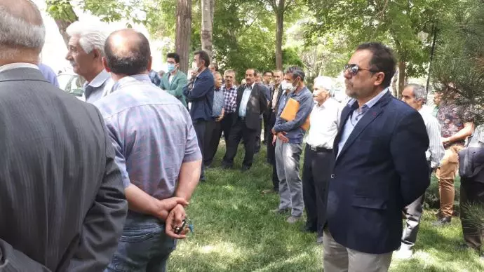 تجمع اعتراضی معلمان در اردبیل - 2