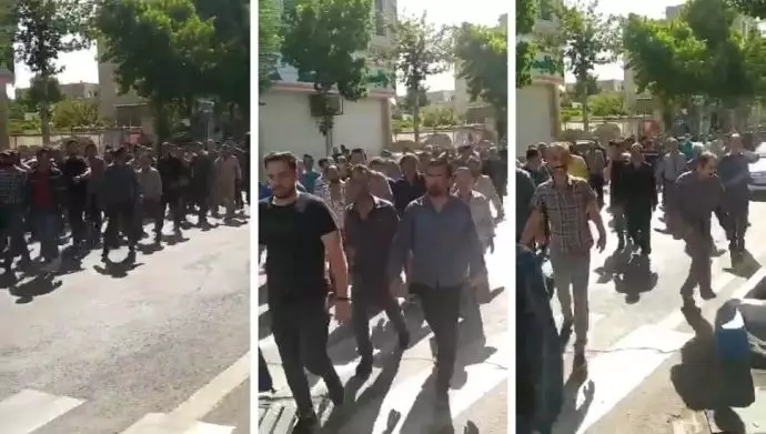 تجمع اعتراضی کارگران شرکت‌های تولی پرس و بسته‌بندی البرز