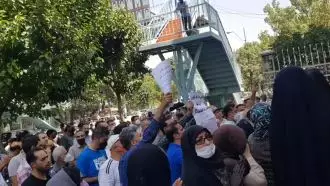 تجمع اعتراضی مالباختگان و شاکیان شرکت صنعت خودرو اذربایجان