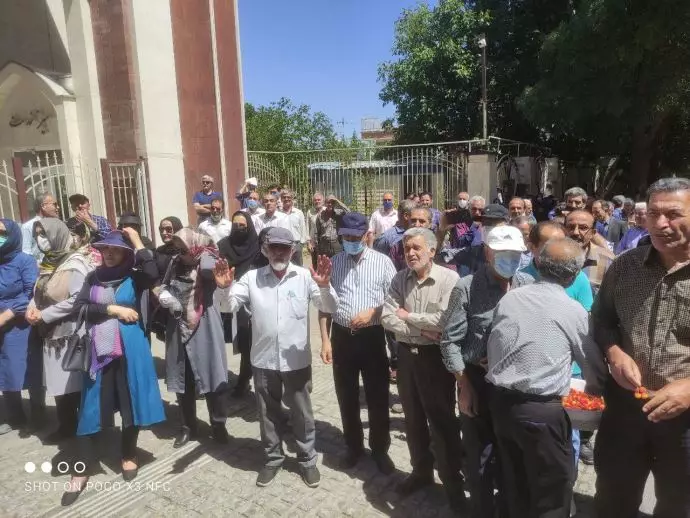 تجمع اعتراضی معلمان در همدان - 1