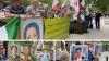 واشنگتن دی سی - تظاهرات ایرانیان آزاده در مقابل سفارت بلژیک