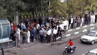 تجمع اعتراضی کارگران کارخانه داروگر تهران