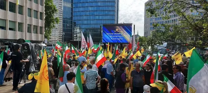 -تظاهرات بزرگ ایرانیان آزاده در بروکسل - 0