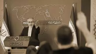 کنعانی سخنگوی وزارت خارجه رژیم