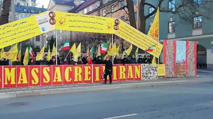 تظاهرات ایرانیان آزاده در سوئد - آرشیو