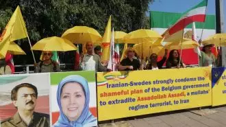 تحصن ایرانیان آزاده در استکهلم سوئد