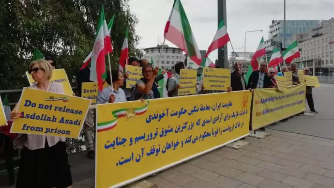 تظاهرات ایرانیان آزاده در سوئد