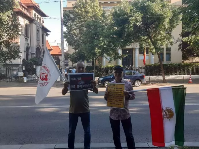 -آکسیون اعتراضی ایرانیان آزاده در بخارست - 0