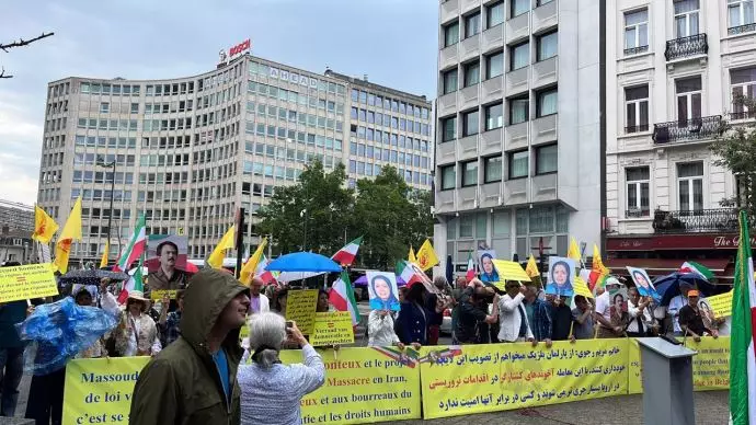-تظاهرات ایرانیان آزاده و هواداران مجاهدین در بروکسل - 0