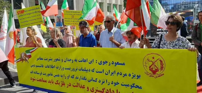 -کسیون اعتراضی ایرانیان آزاده در بروکسل علیه توافق شرم‌آور دولت بلژیک با رژیم آخوندی - 0