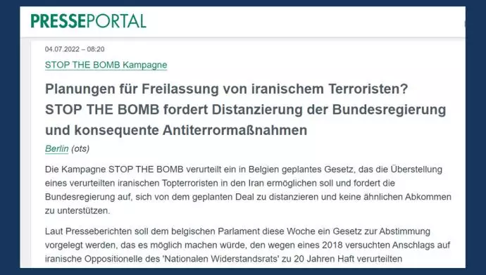 سایت پرس پورتال: کمپین بمب را متوقف کنید
