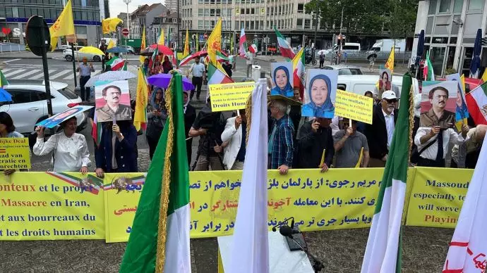 -تظاهرات ایرانیان آزاده و هواداران مجاهدین در بروکسل - 1