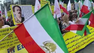 تظاهرات ایران آزاده در بلژیک