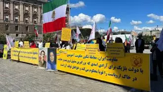 تظاهرات ایرانیان آزاده در استکهلم سوئد - آرشیو